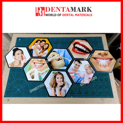 Set tranh trang trí nha khoa - Chất liệu formex