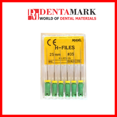 Trâm dũa dẻo Niti H-Files Mani (Hộp 6 cây)