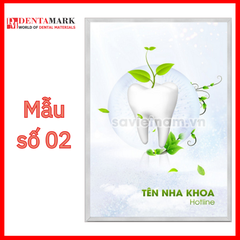 Tranh nha khoa đẹp 3D hình răng