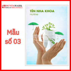 Tranh nha khoa đẹp 3D hình răng