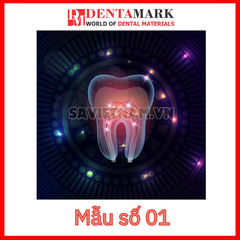 Tranh nha khoa đẹp hình răng trang trí phòng khám