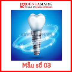 Tranh nha khoa đẹp hình răng trang trí phòng khám