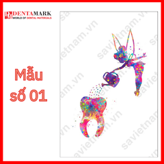 Tranh nha khoa đẹp nghệ thuật trang trí phòng khám