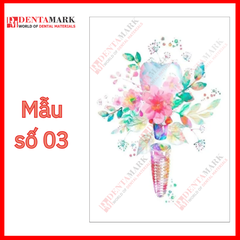 Tranh nha khoa đẹp nghệ thuật trang trí phòng khám