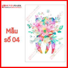 Tranh nha khoa đẹp nghệ thuật trang trí phòng khám