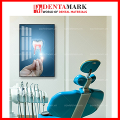 Tranh nha khoa hình răng trang trí phòng khám