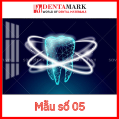 Tranh nha khoa hình răng trang trí phòng khám