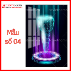 Tranh nha khoa Implant trang trí phòng khám
