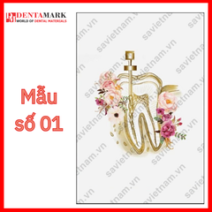 Tranh nha khoa nghệ thuật hình răng