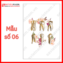 Tranh nha khoa nghệ thuật trang trí phòng khám