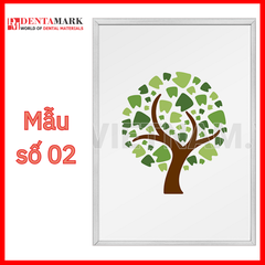 Tranh nha khoa nghệ thuật trừu tượng đẹp