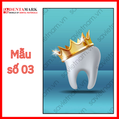 Tranh nha khoa nghệ thuật trừu tượng đẹp