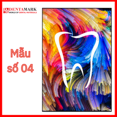 Tranh nha khoa nghệ thuật trừu tượng đẹp