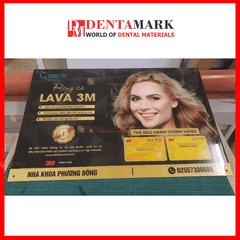Tranh nha khoa Poster quảng cáo răng sứ Lava 3M