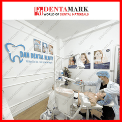 Tranh nha khoa Poster quảng cáo răng sứ không kim loại Cercon