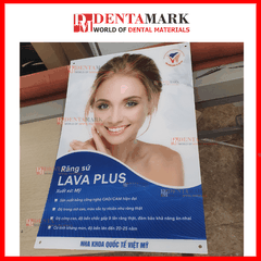 Tranh nha khoa Poster quảng cáo răng sứ Lava Esthetic