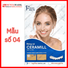 Tranh nha khoa Poster quảng cáo răng sứ Ceramill