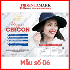Tranh nha khoa Poster quảng cáo răng sứ Cercon