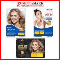 Tranh nha khoa Poster quảng cáo răng sứ Lava 3M