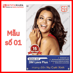 Tranh nha khoa Poster quảng cáo răng sứ Lava Plus