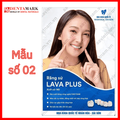 Tranh nha khoa Poster quảng cáo răng sứ Lava Plus