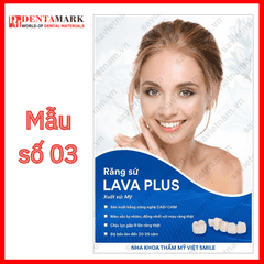 Tranh nha khoa Poster quảng cáo răng sứ Lava Plus