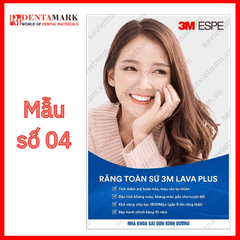 Tranh nha khoa Poster quảng cáo răng sứ Lava Plus
