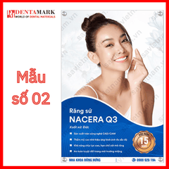 Tranh nha khoa Poster quảng cáo răng sứ NACERA