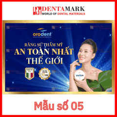 Tranh nha khoa Poster quảng cáo răng sứ Orodent
