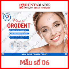 Tranh nha khoa Poster quảng cáo răng sứ Orodent