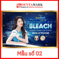 Tranh nha khoa Poster quảng cáo răng sứ Orodent Bleach