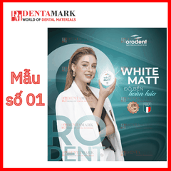 Tranh nha khoa Poster quảng cáo răng sứ Orodent White Watt