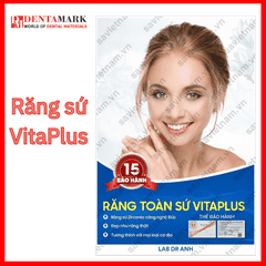 Tranh nha khoa Poster quảng cáo răng sứ VITAPLUS