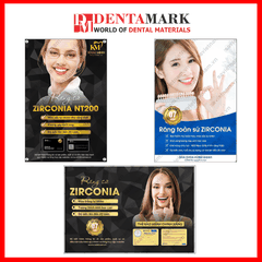 Tranh nha khoa Poster quảng cáo răng sứ ZIRCONIA