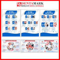 Tranh nha khoa - Tranh quy trình nha khoa: Bọc răng sứ, Cấy ghép implant, Chỉnh nha