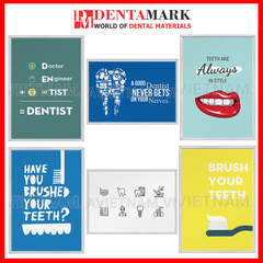 Tranh nha khoa - Tranh trang trí phòng khám nha khoa đẹp