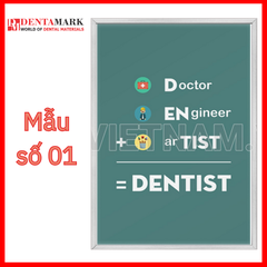 Tranh nha khoa - Tranh trang trí phòng khám nha khoa đẹp