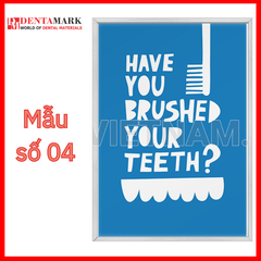 Tranh nha khoa - Tranh trang trí phòng khám nha khoa đẹp