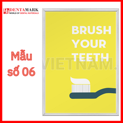 Tranh nha khoa - Tranh trang trí phòng khám nha khoa đẹp