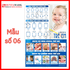 Tranh tư vấn dịch vụ nha khoa: Dáng răng, Atlas giải phẫu hàm răng, Phục hình răng, Viêm nướu và bệnh nha chu, Răng sữa, Nha khoa trẻ em