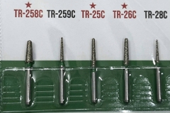 Mũi khoan MANI TR xanh lá ( vỉ 5 cái )