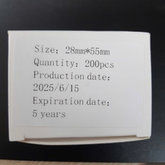 Túi bọc sensor nhỏ 28x55mm - Hộp 200 cái