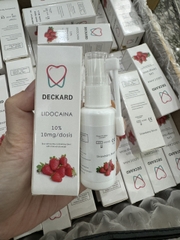 Tê xịt Deckard Lidocaina 10% - Strawberry (30ml)