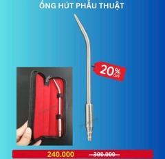 Ống Hút Phẫu Thuật Pakistan H&H/Prime – Đầu 3mm