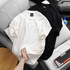 Áo Thun Cotton Dệt Gân Hàn Quốc AT97