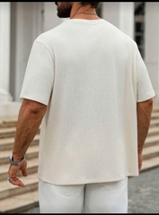 Áo Thun Cotton Dệt Gân Hàn Quốc AT97