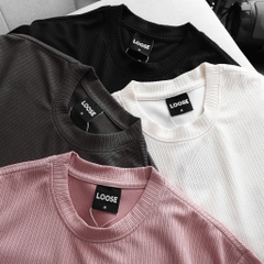 Áo Thun Cotton Dệt Gân Hàn Quốc AT97