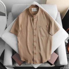 Áo Sơ Mi Linen Ngắn Tay Hàn Quốc SM19