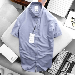 Áo Sơ Mi Tay Ngắn Vải Lụa Mịn 8427