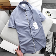 Áo Sơ Mi Tay Ngắn Vải Lụa Mịn 8427